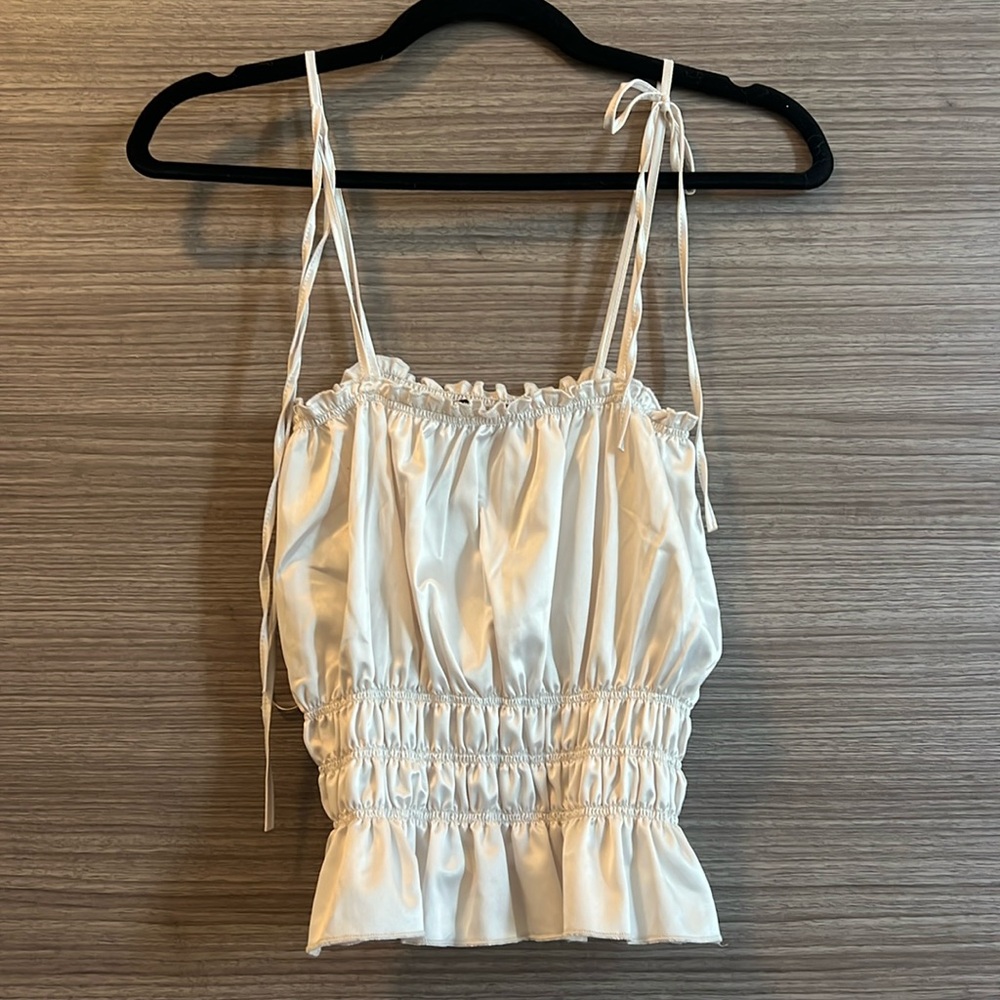 Zara satin feel top- NWT